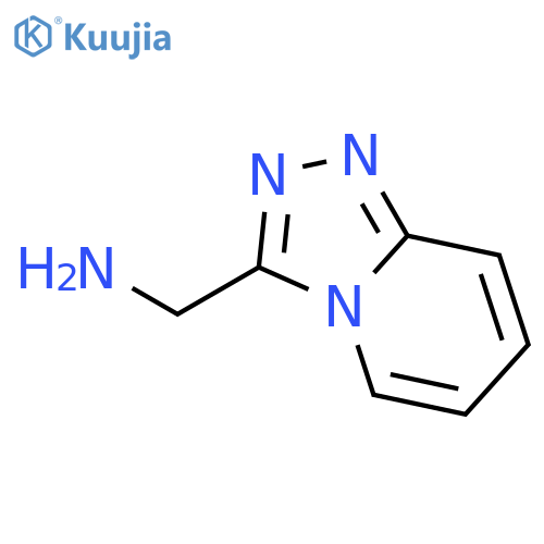 1-1,2,4triazolo4,3-apyridin-3-ylmethanamine structure