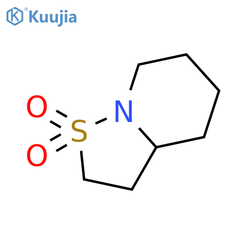 hexahydro-2H-1lambda6-1,2thiazolo2,3-apyridine-1,1-dione structure