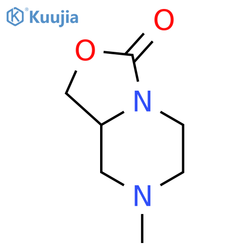 3H-Oxazolo[3,4-a]pyrazin-3-one,hexahydro-7-methyl- structure