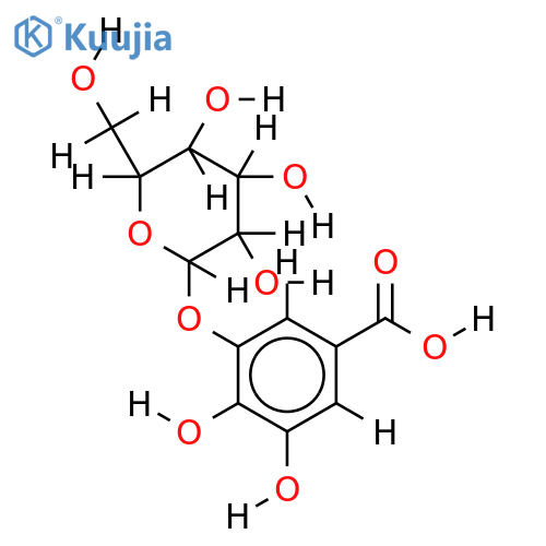 gallic acid 3-O-beta-D-glucopyranoside structure