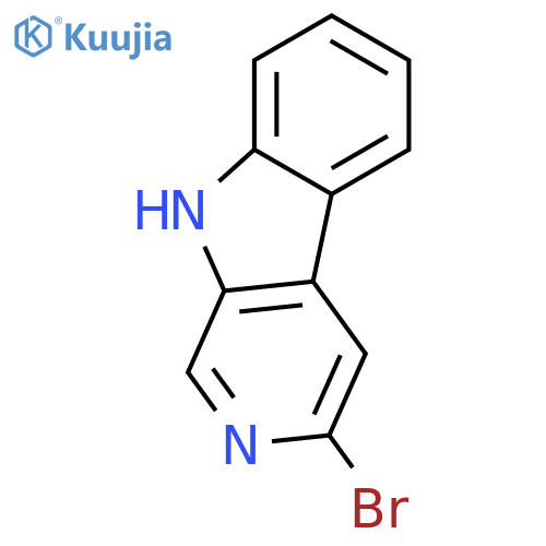 3-bromo-9H-pyrido3,4-bindole structure
