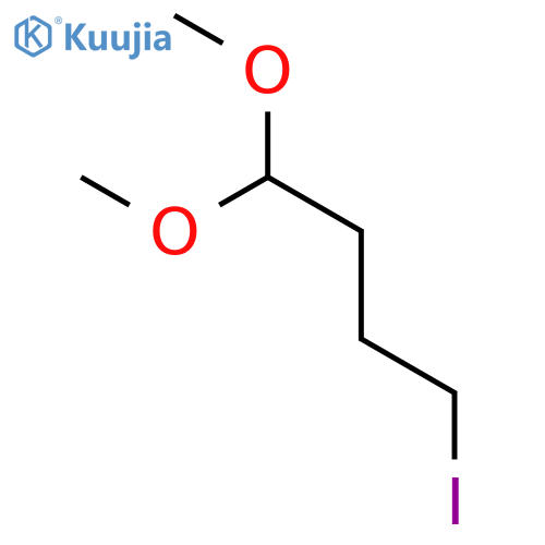 Butane, 4-iodo-1,1-dimethoxy- structure