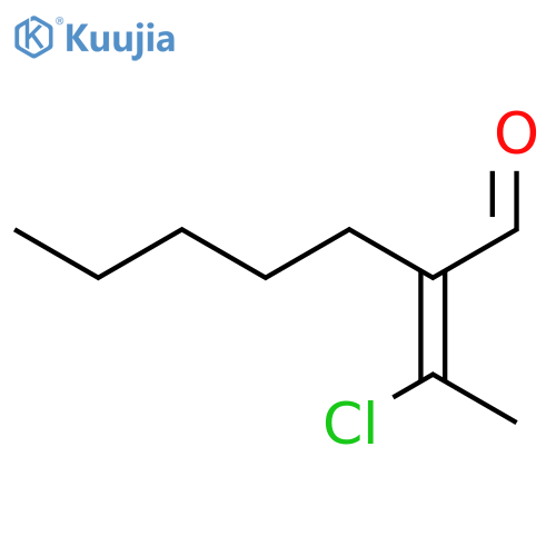Heptanal, 2-(1-chloroethylidene)-, (E)- structure