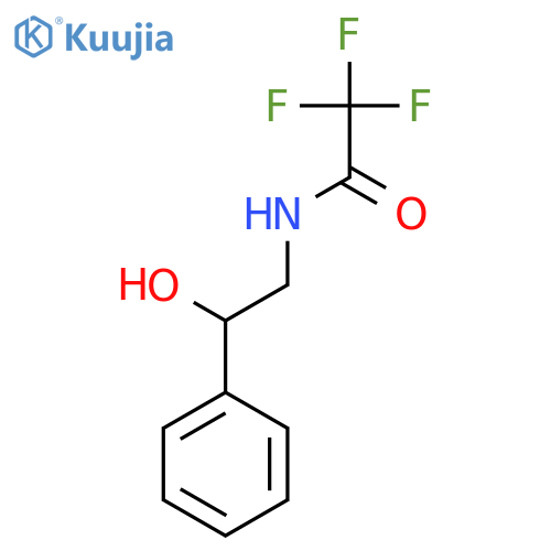 2,2,2-trifluoro-N-(2-hydroxy-2-phenylethyl)acetamide structure