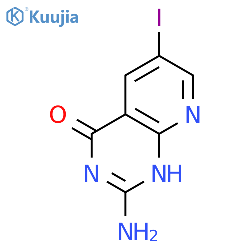 Pyrido[2,3-d]pyrimidin-4(1H)-one, 2-amino-6-iodo- structure