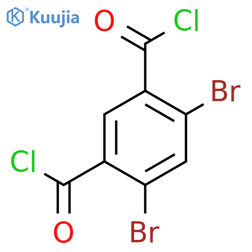 1,3-Benzenedicarbonyl dichloride, 4,6-dibromo- structure