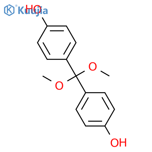 4,4'-(Dimethoxymethylene)diphenol structure