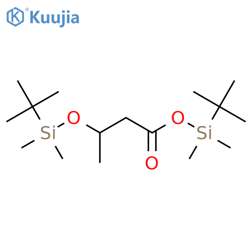 Butanoic acid,3-[[(1,1-dimethylethyl)dimethylsilyl]oxy]-, (1,1-dimethylethyl)dimethylsilylester structure