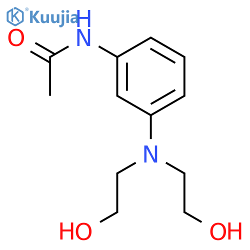 N-(3-Bis(2-hydroxyethylamino)phenyl)acetamide structure