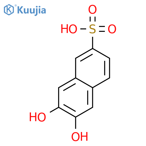2,3-Dihydroxynaphthalene-6-sulfonicacid structure