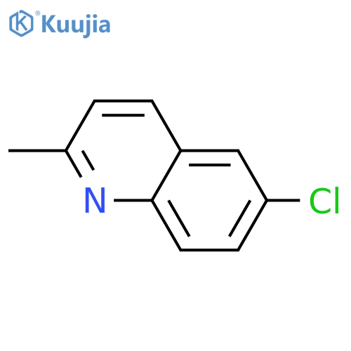 6-Chloro-2-methylquinoline structure