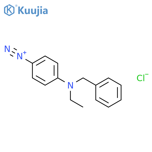 Benzenediazonium,4-[ethyl(phenylmethyl)amino]-, chloride (1:1) structure