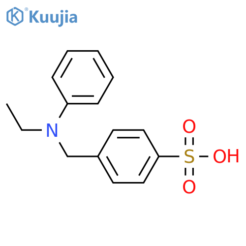 4-((Ethylanilino)methyl)benzenesulphonicacid structure