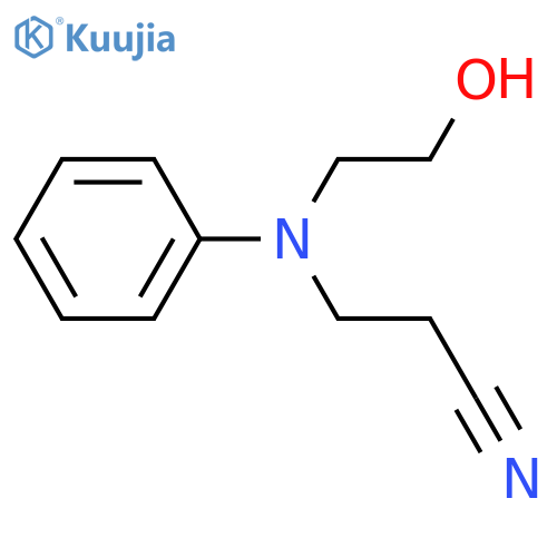 N-(2-Cyanoethyl)-N-(2-hydroxyethyl)aniline structure