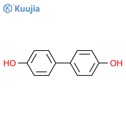 4,4'-Dihydroxybiphenyl structure