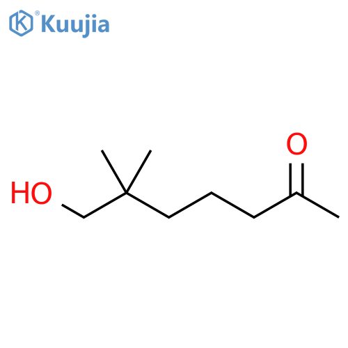 7-hydroxy-6,6-dimethylheptan-2-one structure