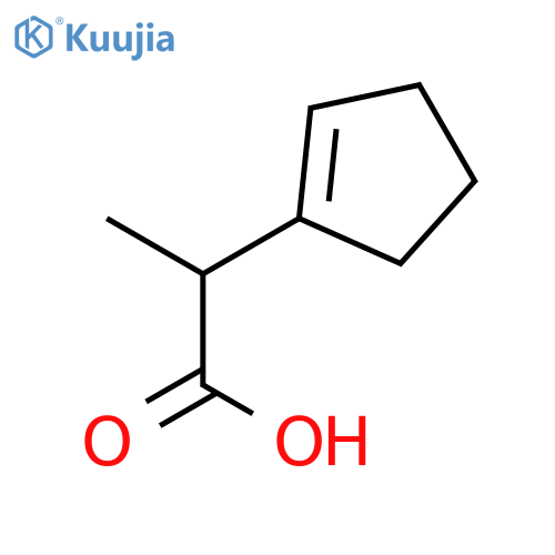 2-(cyclopent-1-en-1-yl)propanoic acid structure
