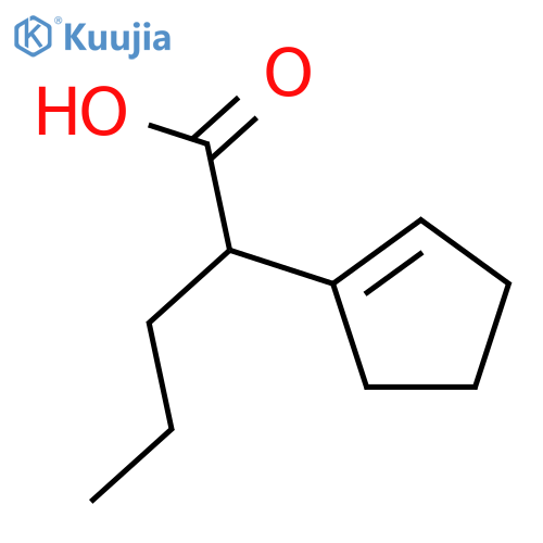 α-Propyl-1-cyclopentene-1-acetic Acid structure