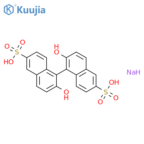 2,2'-Dihydroxy-1,1'-binaphthyl-6,6’-disulfonic Acid Disodium Salt structure