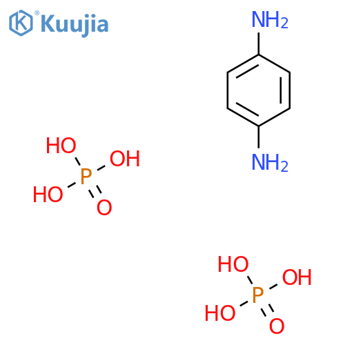 Benzene-1,4-diamine;phosphoric acid structure