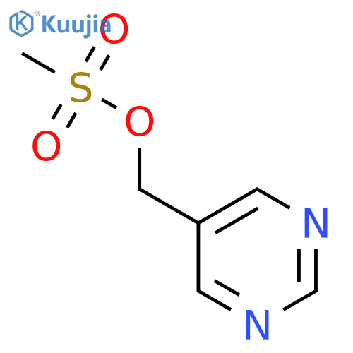 5-Pyrimidinemethanol, 5-methanesulfonate structure