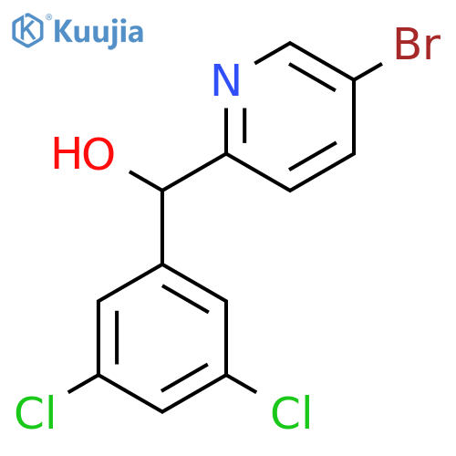 (5-Bromopyridin-2-yl)-(3,5-dichlorophenyl)methanol structure