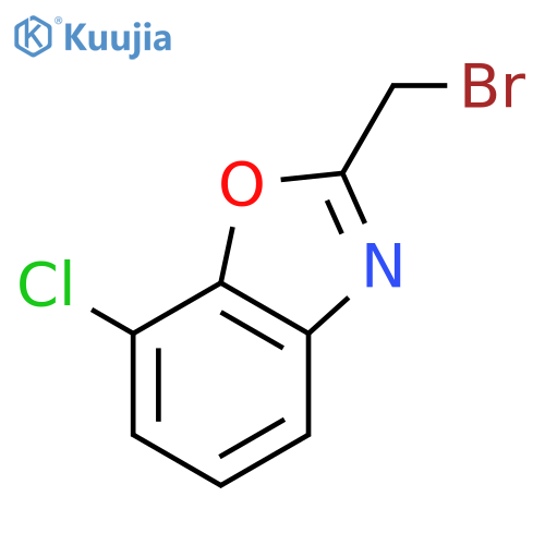 Benzoxazole, 2-(bromomethyl)-7-chloro- structure