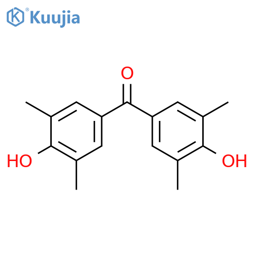 Methanone, bis(4-hydroxy-3,5-dimethylphenyl)- structure