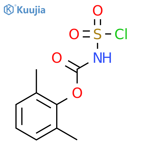 Carbamic acid, (chlorosulfonyl)-, 2,6-dimethylphenyl ester structure
