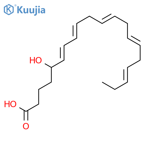 6,8,11,14,17-Eicosapentaenoicacid, 5-hydroxy-, (5S,6E,8Z,11Z,14Z,17Z)- structure
