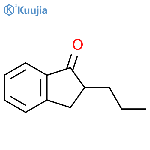 2-Propyl-2,3-dihydro-1H-inden-1-one structure