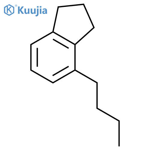 1H-Indene, 4-butyl-2,3-dihydro- structure