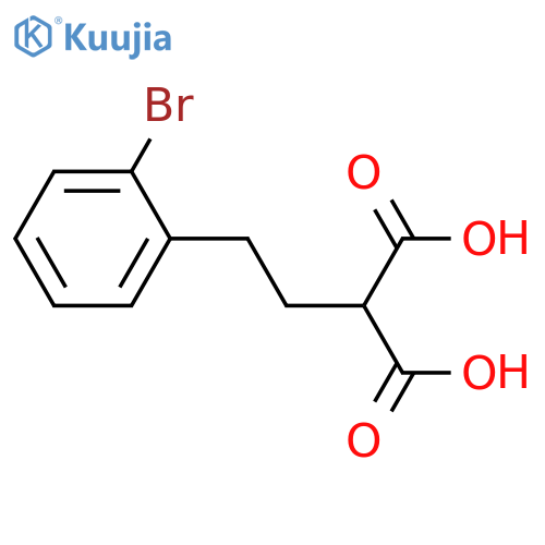 Propanedioic acid, [2-(2-bromophenyl)ethyl]- structure