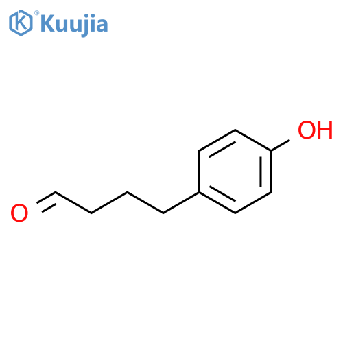 4-(4-hydroxyphenyl)butanal structure