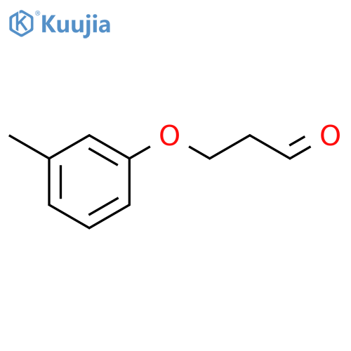 3-(3-methylphenoxy)propanal structure