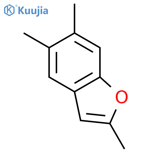 Benzofuran, 2,5,6-trimethyl- structure