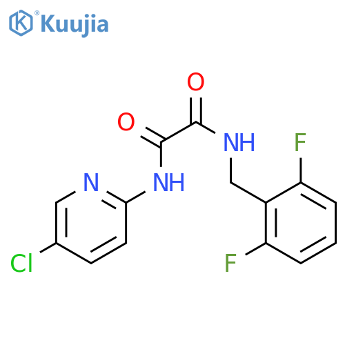 N'-(5-chloropyridin-2-yl)-N-(2,6-difluorophenyl)methylethanediamide structure