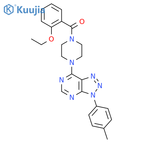 1-(2-ethoxybenzoyl)-4-3-(4-methylphenyl)-3H-1,2,3triazolo4,5-dpyrimidin-7-ylpiperazine structure
