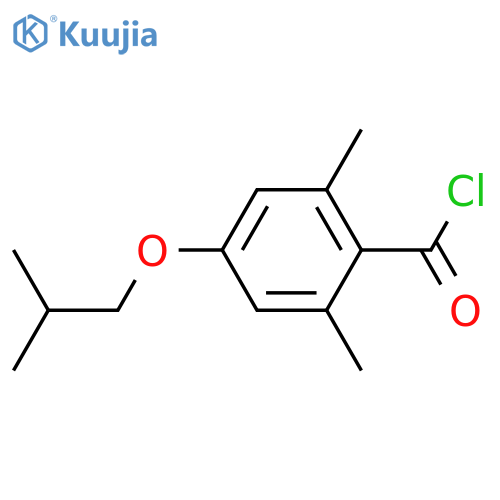 4-iso-Butoxy-2,6-dimethylbenzoyl chloride structure