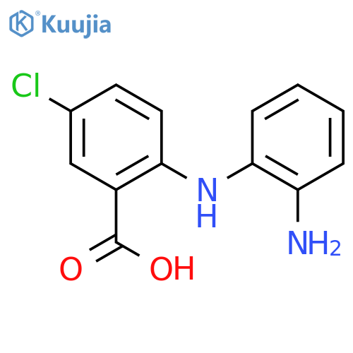 Benzoic acid,2-[(2-aminophenyl)amino]-5-chloro- structure