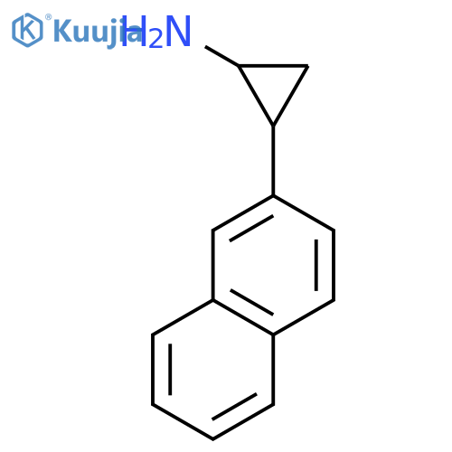 2-(naphthalen-2-yl)cyclopropan-1-amine structure