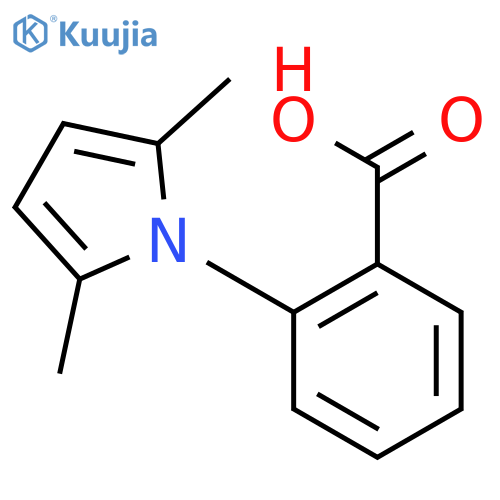 2-(2,5-Dimethyl-1H-pyrrol-1-yl)benzoic acid structure