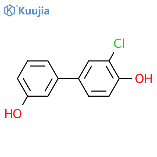 2-chloro-4-(3-hydroxyphenyl)phenol structure