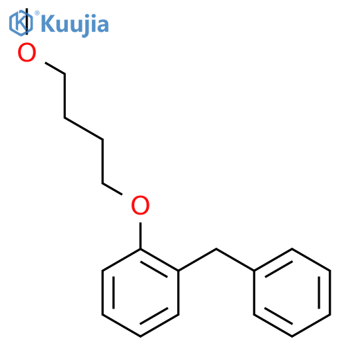 Benzene, 1-(4-methoxybutoxy)-2-(phenylmethyl)- structure