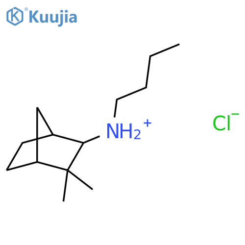 Bicyclo[2.2.1]heptan-2-amine,N-butyl-3,3-dimethyl-, hydrochloride (1:1) structure
