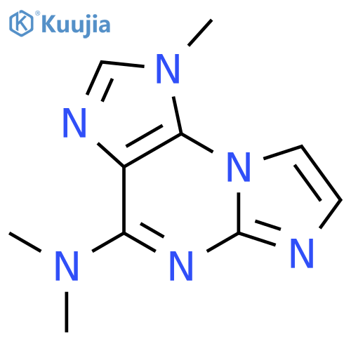 1H-Imidazo[2,1-b]purin-4-amine, N,N,1-trimethyl- structure