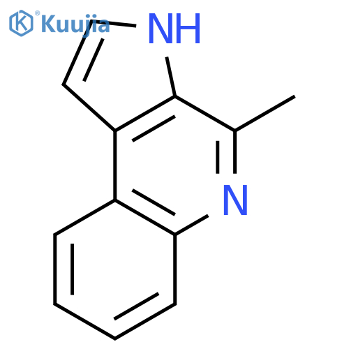 3H-Pyrrolo[2,3-c]quinoline, 4-methyl- structure