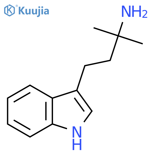 4-(1H-indol-3-yl)-2-methylbutan-2-amine structure