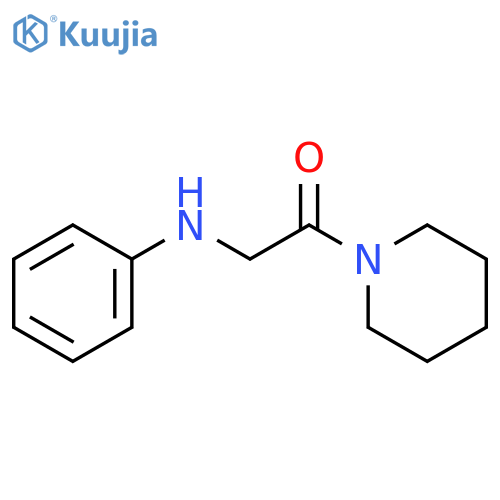 2-(phenylamino)-1-(piperidin-1-yl)ethan-1-one structure