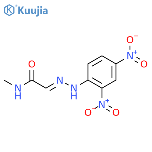 Acetamide, 2-[2-(2,4-dinitrophenyl)hydrazinylidene]-N-methyl- structure
